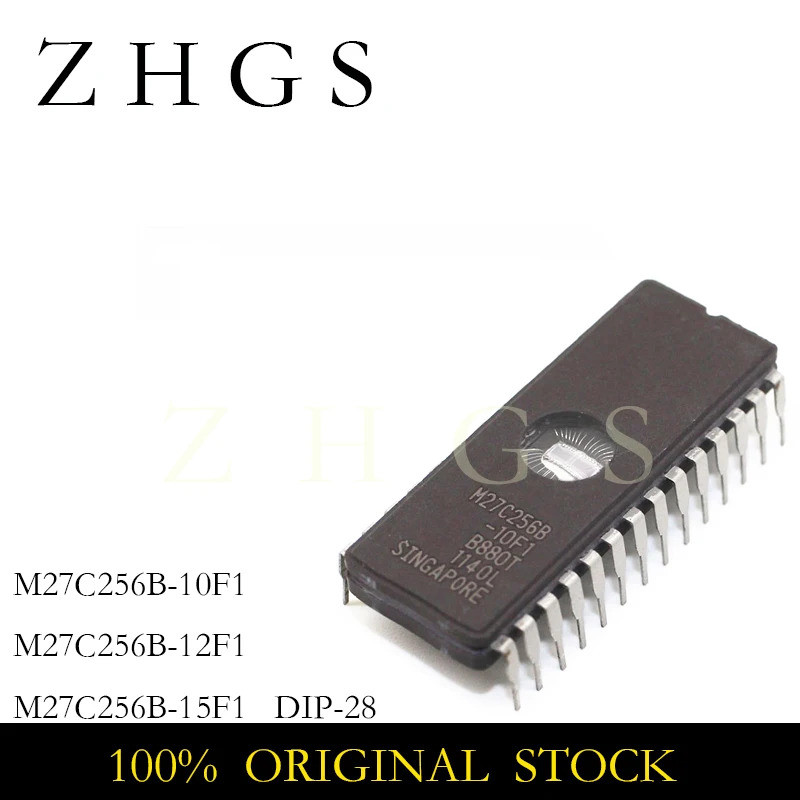 1-5PCS M27C256B-10F1 M27C256B-12F1 M27C256B-15F1 DIP-28 M27C256 M27C256B 10F1 12F1 15F1 DIP ICP ในสต