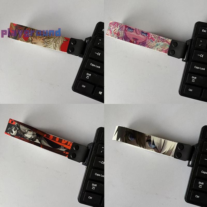 [playground] Hello Kitty Anime Keyboard Ribbon Mechanical Keyboard Strap Fashion Gaming Keyboard Str