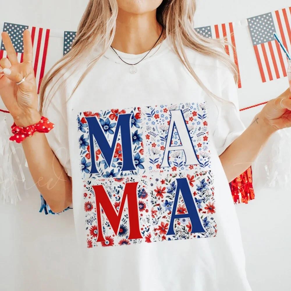 2025 ใหม่ 1776 America 4th of July อินเทรนด์ 90s แฟชั่นผู้หญิง 1KWA