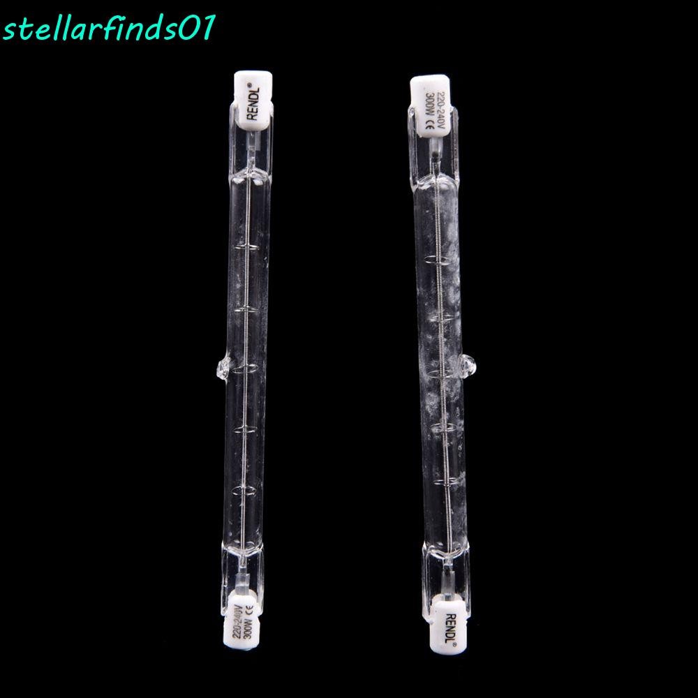 STELLARFINDS ทังสเตนโคมไฟหลอดแก้ว R7S ตกแต่งบ้าน Replacing หลอดไส้สําหรับไฟเพดานความสว่างสูง Sun Lig