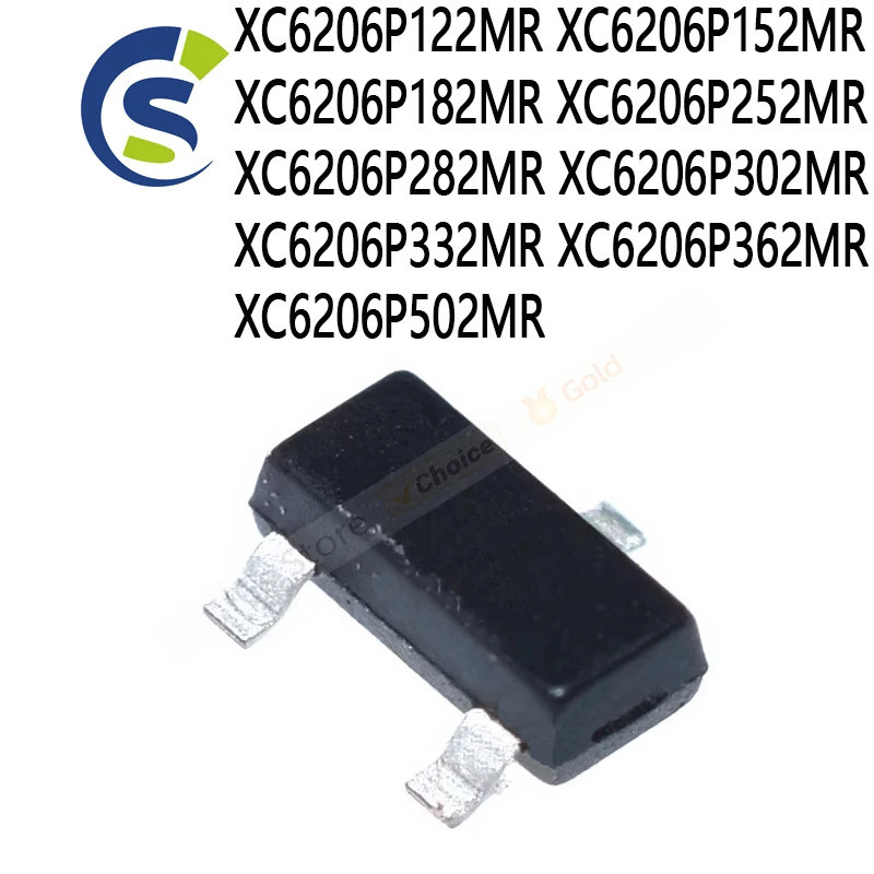 1-5PCS XC6206P122MR XC6206P152MR XC6206P182MR XC6206P252MR XC6206P282MR XC6206P302MR XC6206P332MR XC
