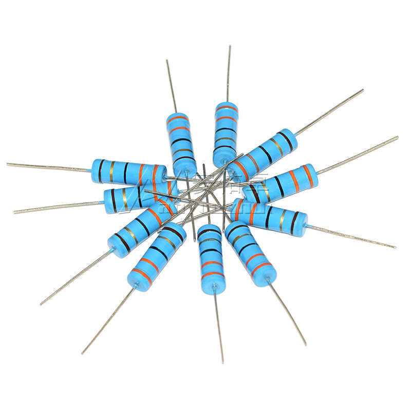 5W โลหะสีฟิล์มแหวนต้านทาน 0.47 R 4.7 นกฮูก 47 470 0.5 R 5.1 นกฮูก 51 510K 4.7M