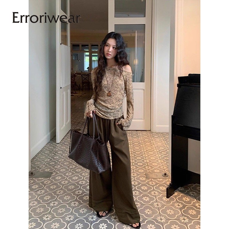 เสื้อแฟชั่นหนึ่งไหล่แขนยาว พิมพ์ลายดอกไม้แบบตาข่าย ดูผ่านและเซ็กซี่ เหมาะสำหรับวันหยุด - รูปที่ 4