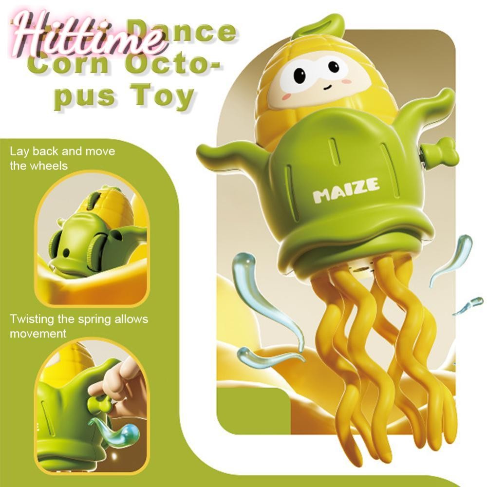 HITTIME เด็กสร้างสรรค์ Magic Twist Dance ข้าวโพดย้าย Clockwork ของเล่นเด็กการเรียนรู้เดิน Octopus Oc