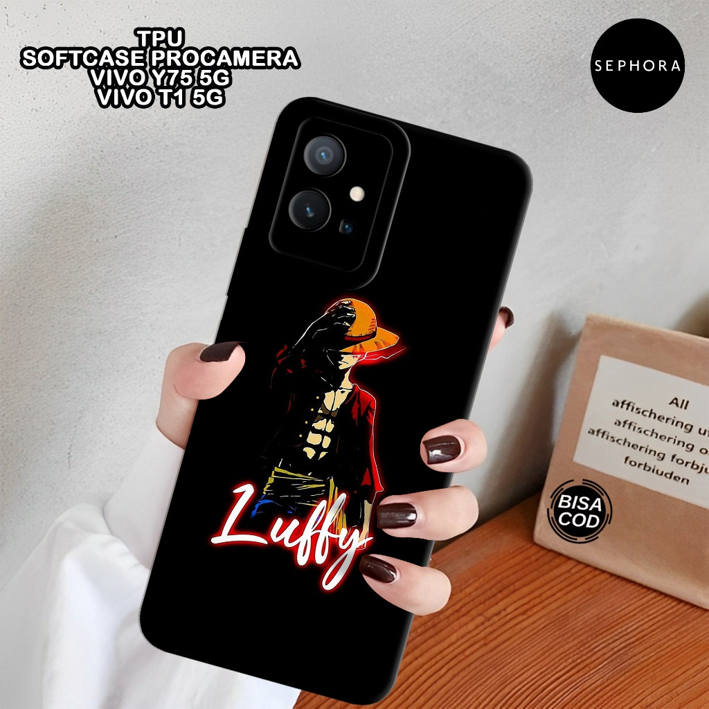 เคส VIVO Y75 / T1 5G ล่าสุด - เคสแฟชั่นอนิเมะ - เคส VIVO Y75 / T1 5G Softcase - เคสกล้อง Pro - เคส V