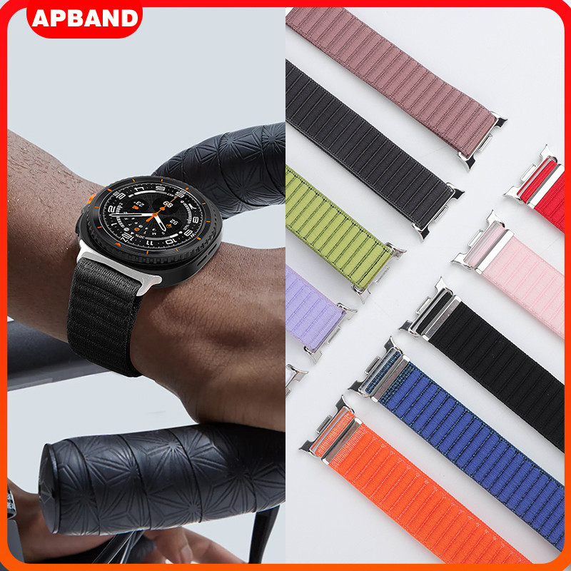 สายไนลอน for Smartwatch Samsung Galaxy Watch 8 40mm 44mm Watch 8 Classic 46mm กีฬาสายรัดข้อมือแทนสายรัดข้อมือ – โปรปัง