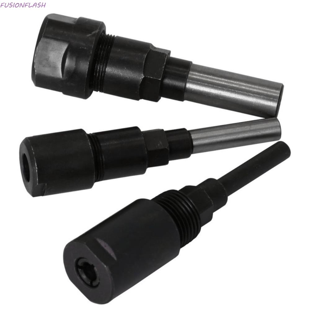 FUSIONFLASH Extension Rod 1/4 "1/2" Shank Router Bit Collet Chuck Adapter Converter Collet Holder Mi