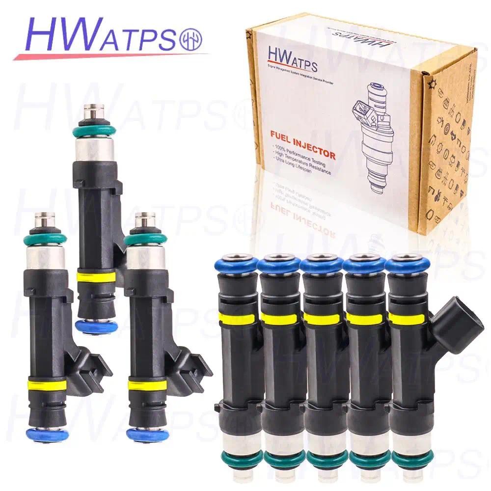 8 ชิ้น FJ997 0280158138 62402 7C3Z9F593A ยี่ห้อใหม่หัวฉีดน้ํามันเชื้อเพลิงหัวฉีดสําหรับ Ford F-150 F