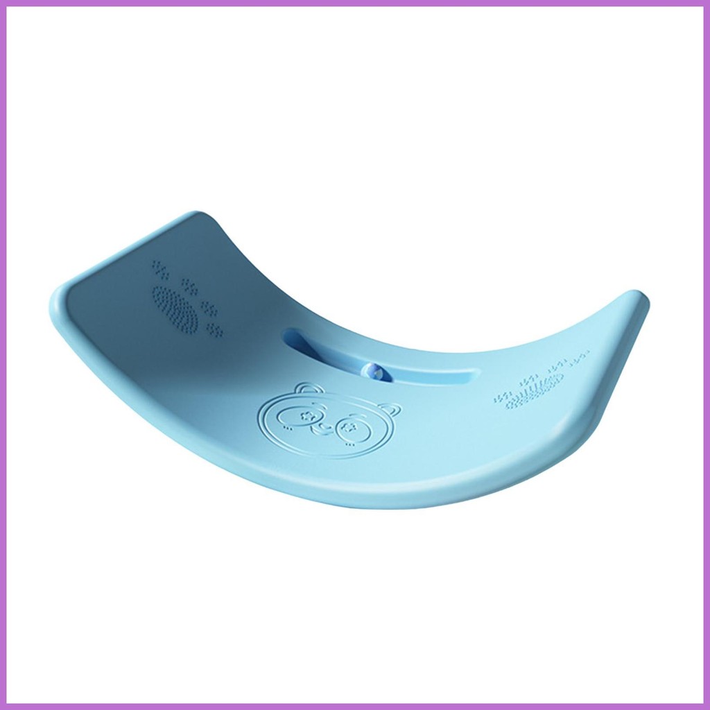 Wobble Board สําหรับเด็กโค้งลื่น Wobble Board Bouncy Ball สนุกโยคะ Curvy Board Balance การฝึกอบรม on