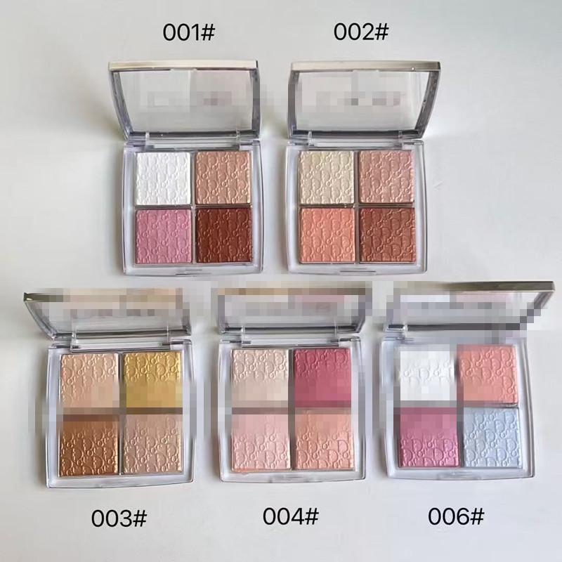 24 สไตล์ Dior Backstage ชุดไฮไลท์และคอนทัวร์ 4 สี 10 กรัม O001 # 002 # 003 # 004 # 006 ไฮไลท์เตอร์สี