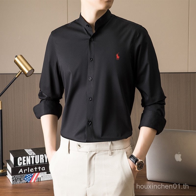 RalphLauren RalphLauren เสื้อผ้าผู้ชายคลาสสิกลําลองทุกการแข่งขันฤดูใบไม้ร่วงสไตล์ใหม่กลางอายุเสื้อแข