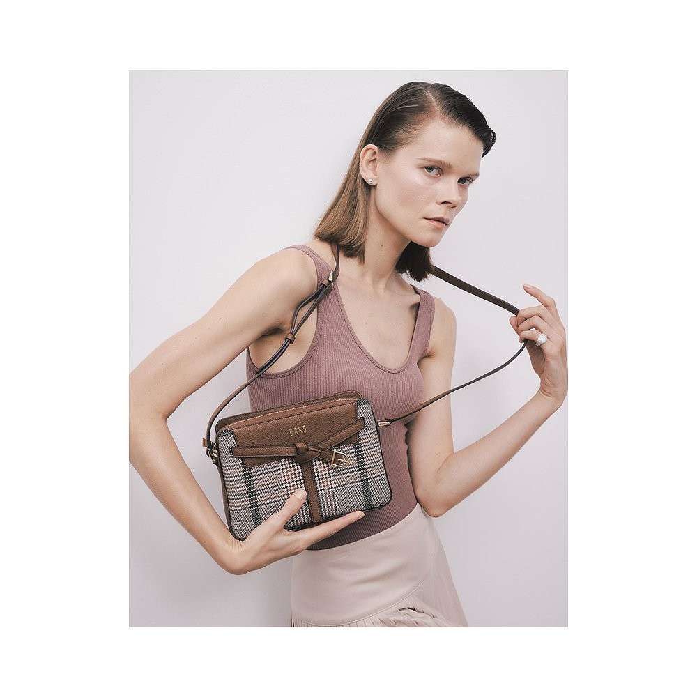 Korea Direct Mail daks daks daks Messenger Bag Ladies Plaid Design Fashion Simple Classic Casual All