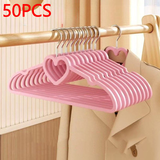 Cute Heart-Shaped Non-Slip Hangers for Heavy Sweaters – Thickened Plastic Strong & Durable