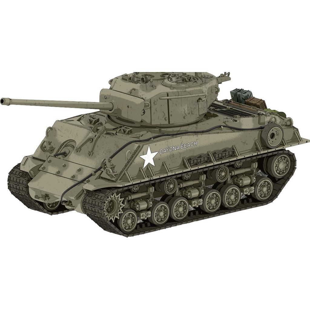 Triumph Model 1/72 American M4A3E8 Sherman Easy Eight Additional Armor T66 Type Tracks 3D Printed Ki