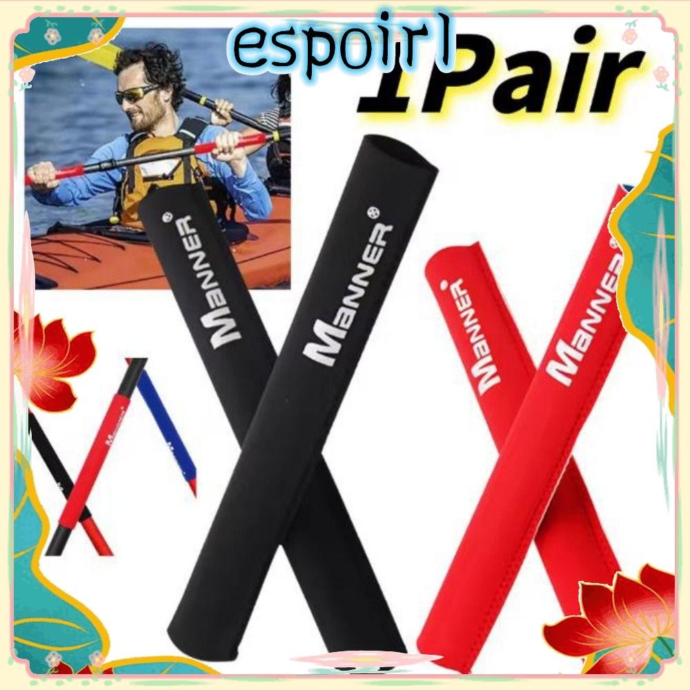ESPOIR 1 คู่พายเรือคายัค Oars ฝาครอบจับ, 25*5 ซม. 4 สี Canoe Paddle Grips ฝาครอบ, ลื่นดําน้ําผ้านุ่ม