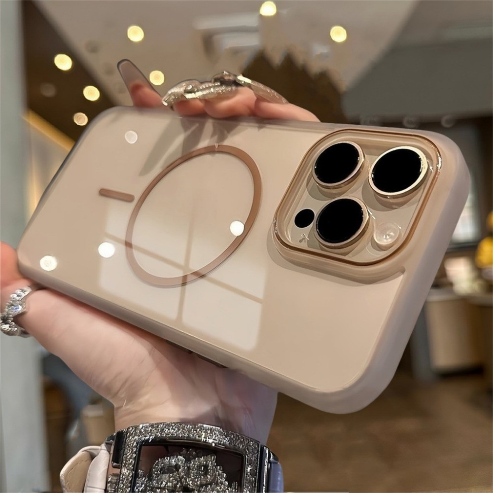 คริสตัลหรูหราโปร่งใสแม่เหล็กที่แข็งแกร่งเคสโทรศัพท์สําหรับ ไอโฟน 17 12 13 14 15 16 มือโปร สูงสุด 17อากาศ ขอบนุ่ม ทีพียู ปลอกกันกระแทกล้างฮาร์ดพีซีฝาหลัง