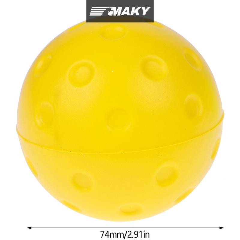 LLPH 1/3pcs ในร่ม Pickleball Balls 74 มม.การฝึกอบรม Paddle โฟม Pickleball นุ่มเงียบสําหรับการแข่งขันและฝึก LLP