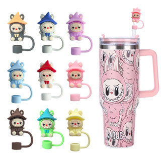 SUGAW 10 มม.น่ารักการ์ตูนฟาง, Tumbler Straws Cap, ฝาปิดฟาง, …
