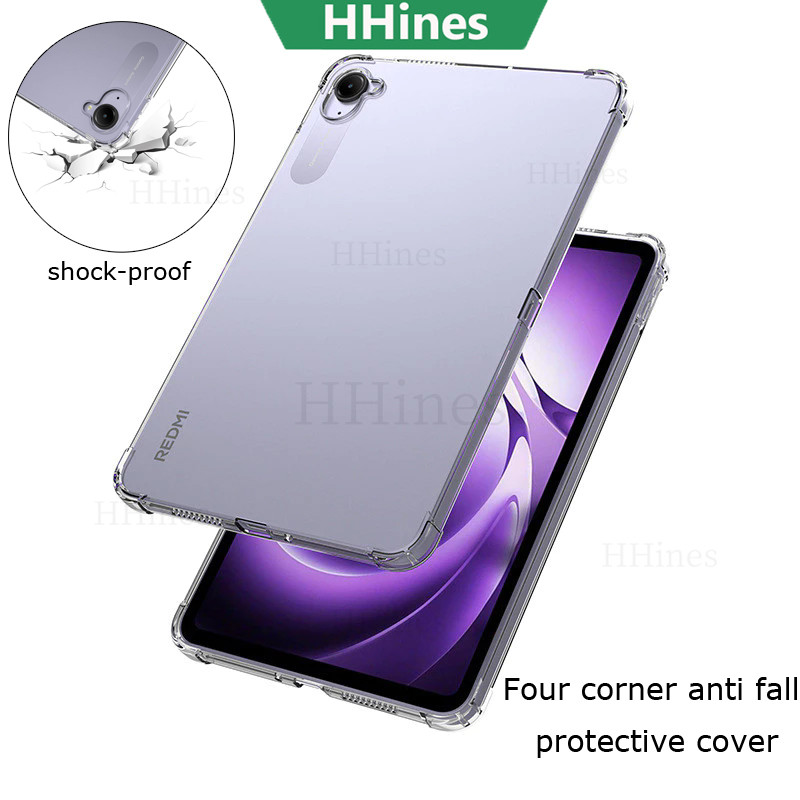 Clear ถุงลมนิรภัยสําหรับXiaomi Pad Mini 8.8 "2025 สําหรับ Xiaomi Redmi K Pad 8.8 นิ้ว Mi Pad SE 4G 8.7 2024 โปร่งใส Air-กระเป๋าซิลิโคนนุ่ม TPU ป้องกันกันกระแทก Capa Shell