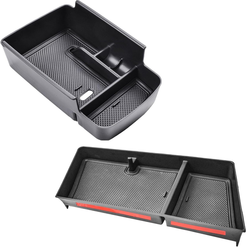 EDBETOS คอนโซลกลางถาดและแดชบอร์ดถาดใช้งานร่วมกับ 2024 2025 Chevy Trax อุปกรณ์เสริม LS 1RS LT 2RS ACT