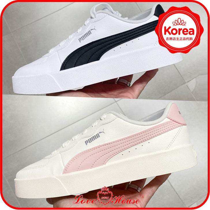 สินค้าแท้เกาหลี Daigou PUMA PUMA SKYE CLEAN Xuanmei Naza สไตล์หนาSoledรองเท้าผ้าใบผู้หญิงเพิ่มความสู