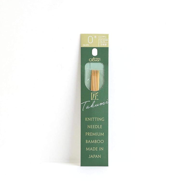 Clover Takumi Knitting Needles - Set of 5, Various Sizes and Lengths