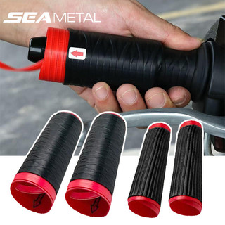 SEAMETAL Xe Máy Bao tay lái bằng silicone 2 cái Thiết kế kiểu kéo rút Dễ dàng lắp đặt chống rung Không thấm nước