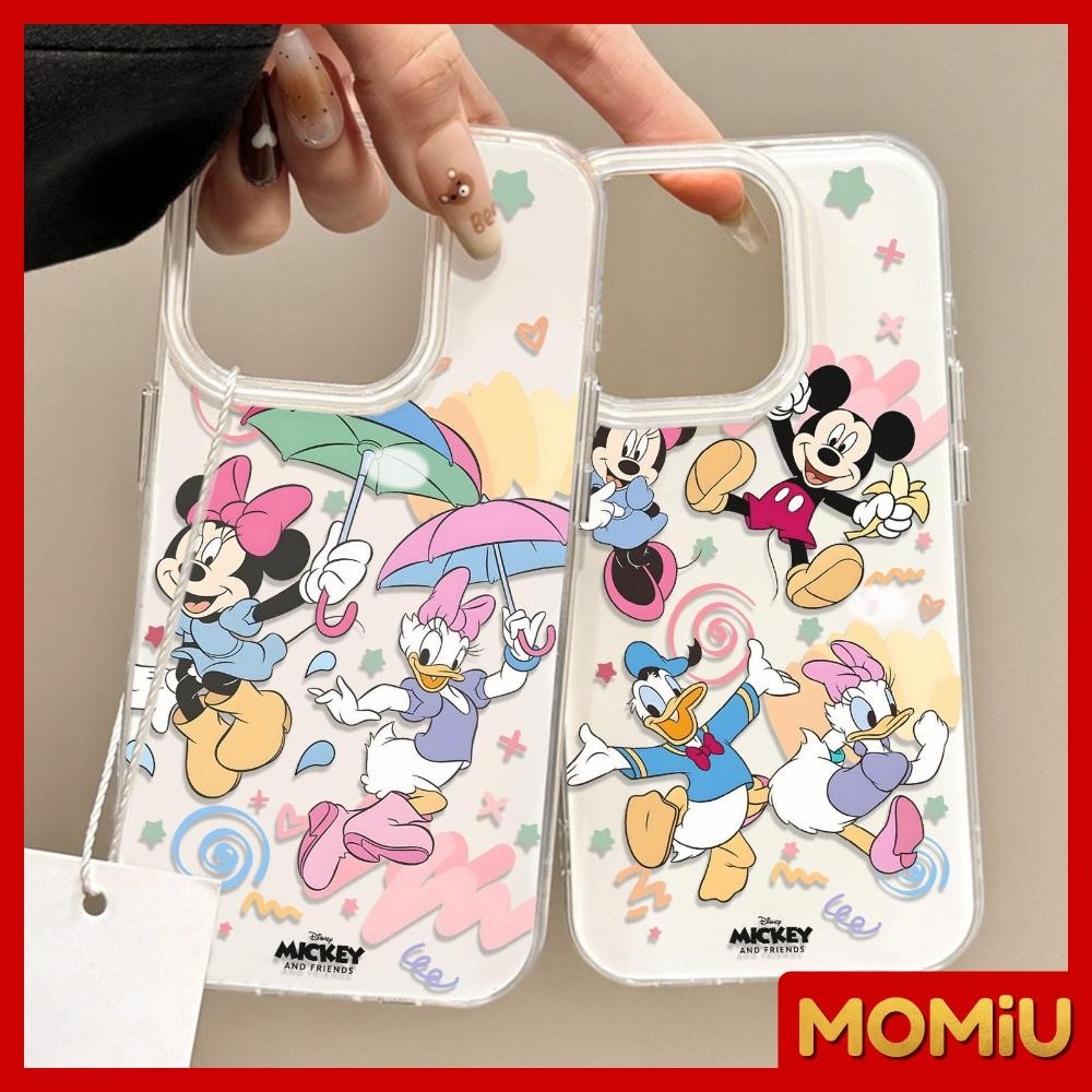 MOMiU - เจลลี่เนียนเงา IMD สีขาว เข้ากันได้สำหรับ เคสไอโฟน11 เคส iphone 16 Pro Max 7Plus XR 12 13 14 15 สัตว์น่ารัก