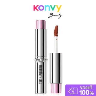 Time Phoria Spectra Ultra Stay-Shine Transfer Proof Lip Vinyl 5ml #001 Coral Glow ไทม์ฟอเรีย ลิปไวนิล.