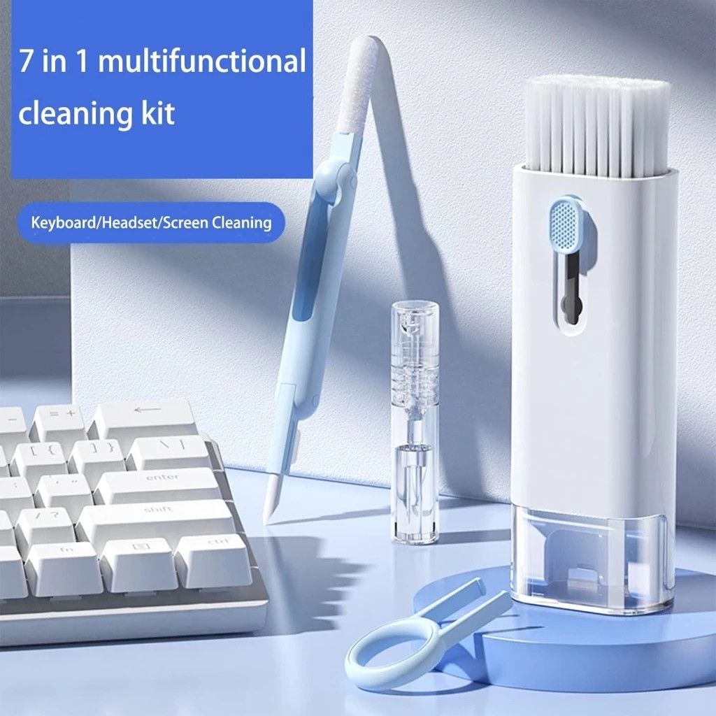 [GES] NIUMO 7 in 1 เครื่องทําความสะอาดปากกามัลติฟังก์ชั่นสําหรับหูฟังคีย์บอร์ดสมาร์ทโฟน