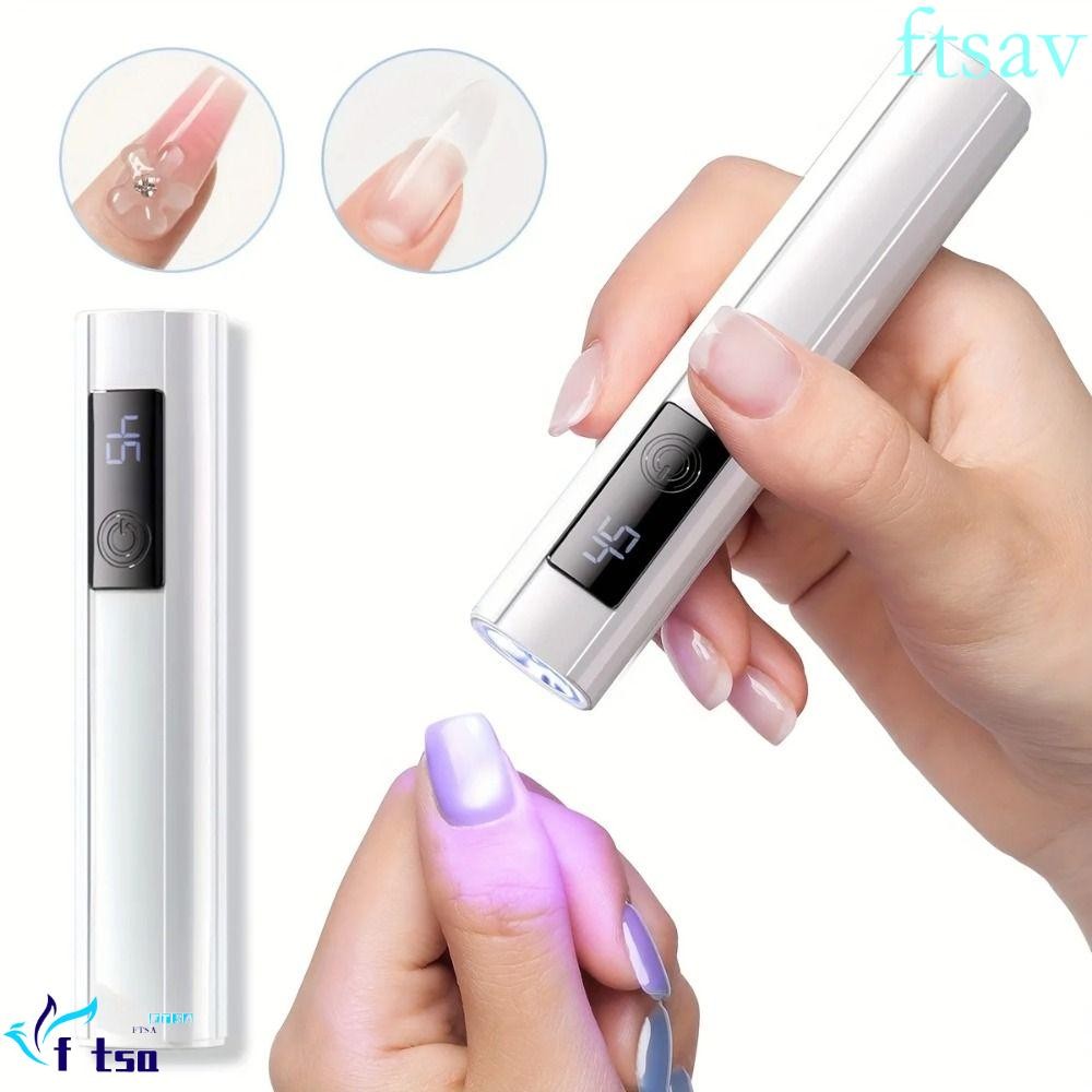 SWIFTSAVER ไฟเครื่องอบเล็บขนาดเล็ก, Single Finger 45s Timer LED Nail Lamp, อเนกประสงค์มือถือแบบพกพาท
