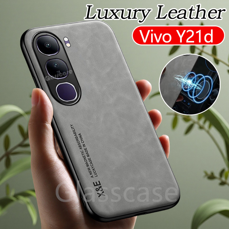 Vivo Y21d 2025 สําหรับ Vivo Y21d VivoY21d Y21d Y21 DY 21d 4G 5G 2025 หรูหราหนังโทรศัพท์กรณีแฟชั่นคู่