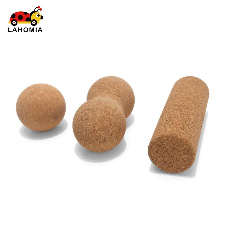Lahomia 3 ชิ้น Cork Massage Roller Core รูปที่ 2