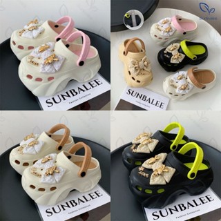 SUNBALEE 🎀E2305-BOW รองเท้าหัวโต เฉพาะตัวติดโบว์ รองเท้าแฟชั…