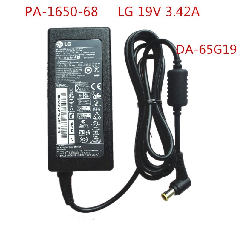 LG 34UC79G 34UB67 27GL850 อะแดปเตอร์แปลงไฟ 90 ซม. 113 ซม. สายชาร์จจอแสดงผล LED