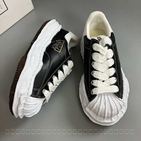 Mihara Koyu Dissolving Shoes mmy Shell Toe Genuine Leather New Thick-Soled Japanese Style Canvas Sho