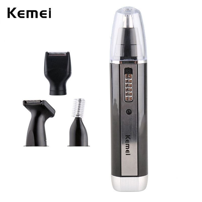 KEMEI EVOLVEKemei KM6630 4 in 1 ไฟฟ้าจมูกหูผม Trimmer ชาร์จ Trimmer ยุโรป regulations-PH