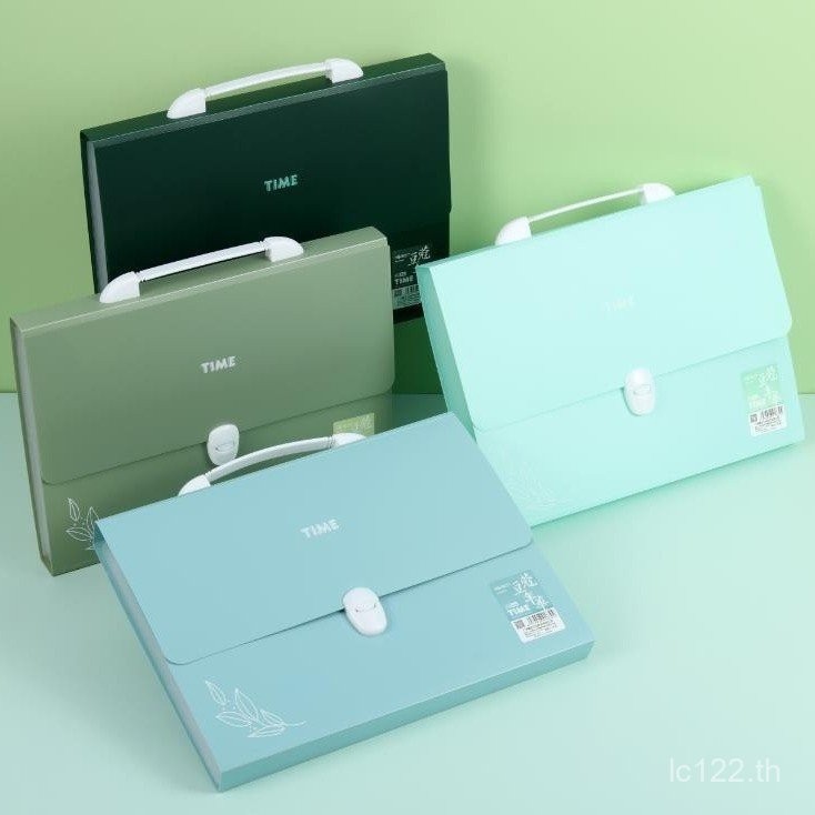 E18 Tidy-up แบบพกพาโปร่งใสใส่อวัยวะกระเป๋าทดสอบกระดาษ A4 Multi-Layer ขนาดใหญ่-ความจุข้อมูลกระเป๋า L9