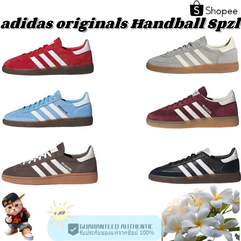 ✨🔥พร้อมส่ง🔥✨ adidas originals Handball Spzl  （FV1227）（ BD7632）（ IF6490）（ IF7086）รองเท้าผ้าใบ （รับประ