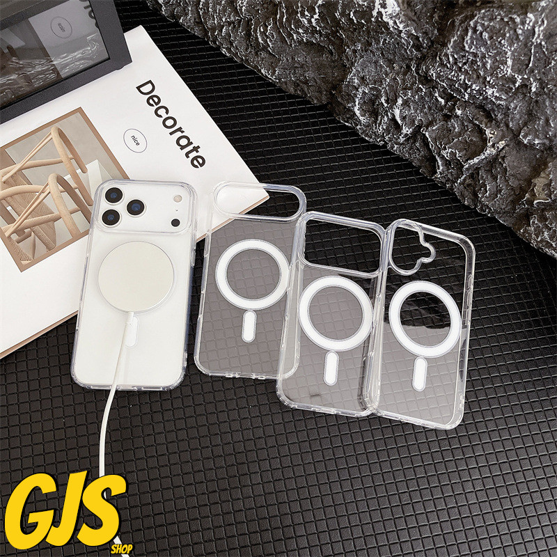 แฟชั่นอะคริลิคใสขนาดใหญ่-hole Anti-DROPเคสโทรศัพท์สําหรับIphone15 14 13 16 17PRO PM PLUS AIR