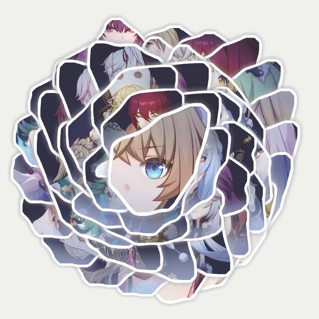 สติ๊กเกอร์แพ็ค Hsr Eidoloss Collection V1 สติ๊กเกอร์ | สติ๊กเกอร์ TUMBLR | สติ๊กเกอร์แล็ปท็อปสําหรับ