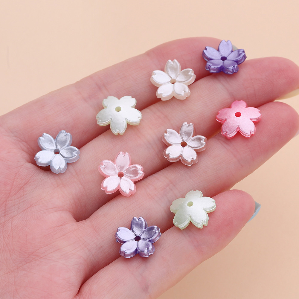 ลูกปัดมุก 50 ชิ้น ขนาด 11mm ทำจากวัสดุ ABS เลียนแบบไข่มุก สําหรับใช้งาน DIY ในสร้อยข้อมือและสร้อยคอมุก - รูปที่ 6