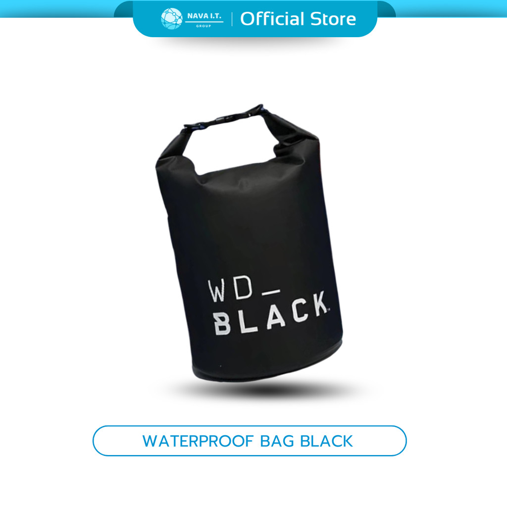 (พรีเมี่ยม) PREMIUM WD OCEAN WATERPROOF BAG BLACK กระเป๋ากันน้ำ 5 ลิตร