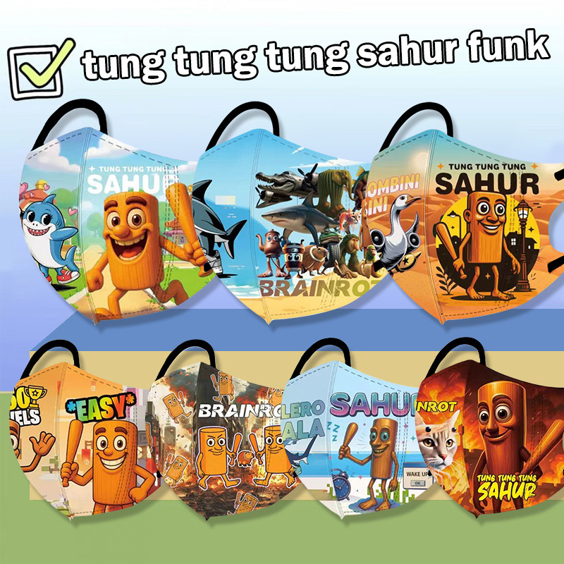 หน้ากาก 3D สีผสมสำหรับเด็ก 50 ชิ้น ใช้สำหรับเกมและงานเฉลิมฉลองฮาโลวีน