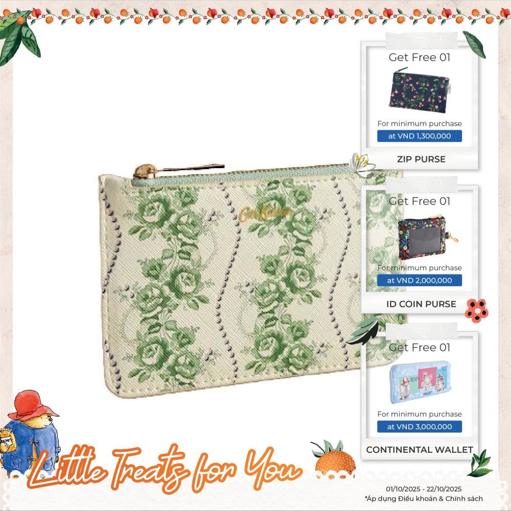 Wallet/Purse & Wallets - Rose Pearl Minature - สีเขียว - AA4332