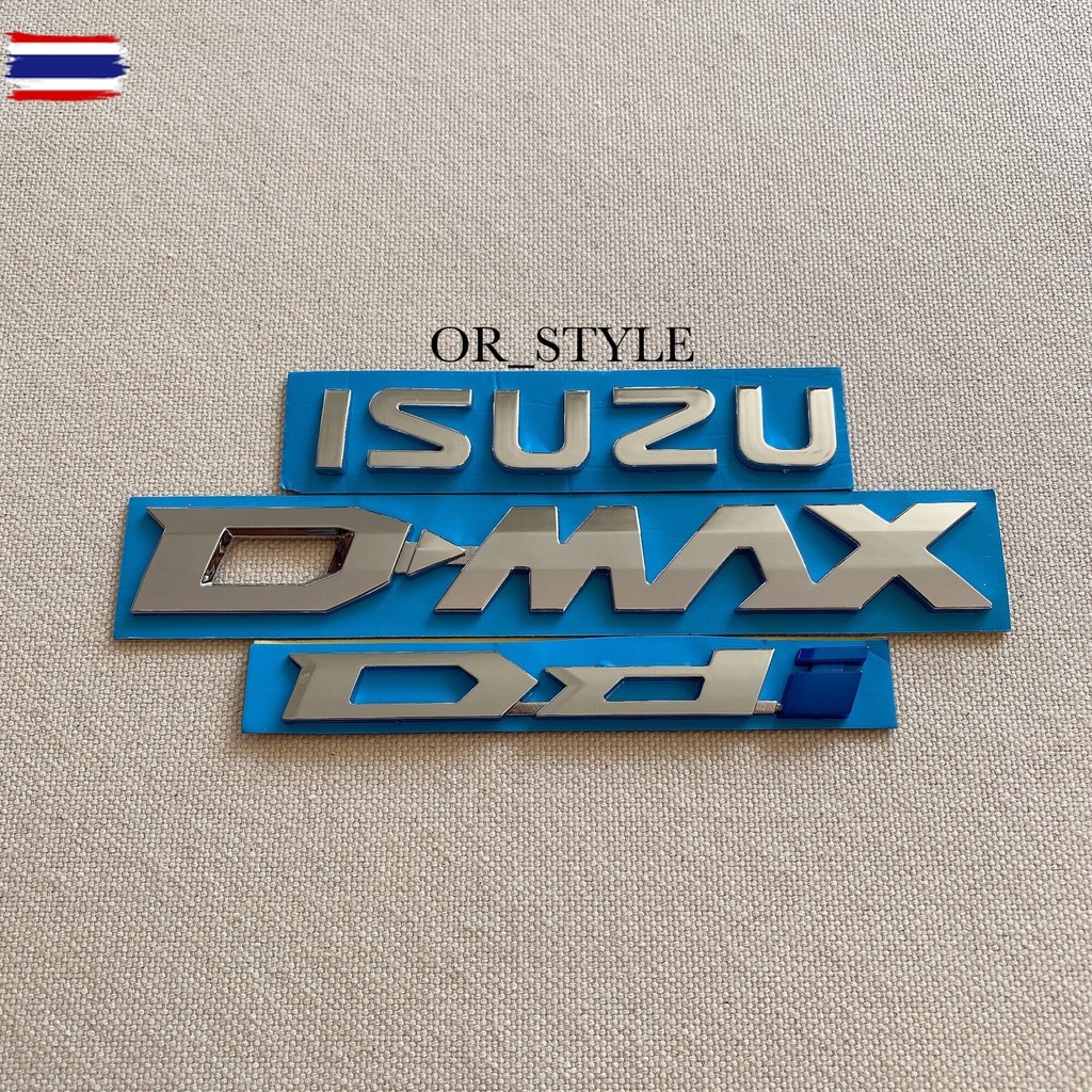 โลโก้ ISUZU D-MAX DDI 2020-2024 จำนวน 3 ชิ้น