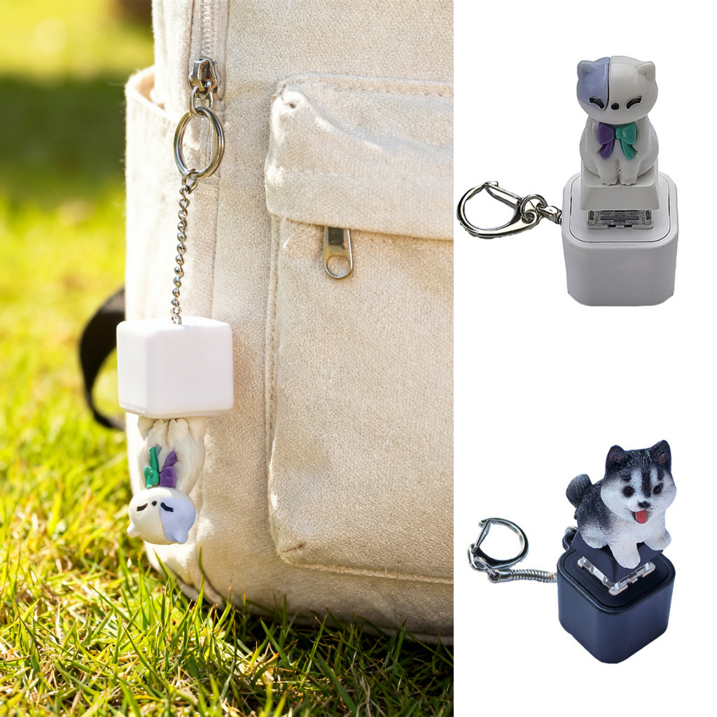 ยูซิฮอน|  Stress Reliever Fidget Keyboard Cat Fidget Keyboard สีสัน Light-up Cat สุนัขคีย์บอร์ด Fidg