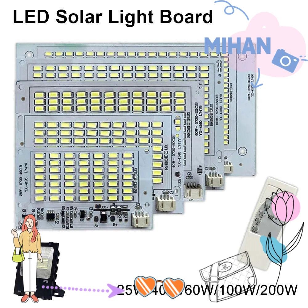MIHAN 1 ชิ้นแหล่งกําเนิดแสงแผง, SMD5730 ความสว่างสูง LED Light Board, พร้อมรีโมทคอนโทรล 25/40/60/100/250 วัตต์แสงสีขาวรีโมทคอนโทรล Floodlight