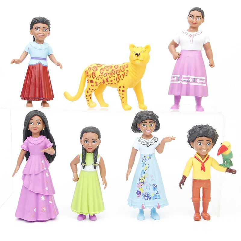 6/7pcs Encanto Isabella Madrigal PVC ของเล่นการ์ตูนภาพยนตร์ Charm Mirabell Action Figure ตุ๊กตาเด็กข