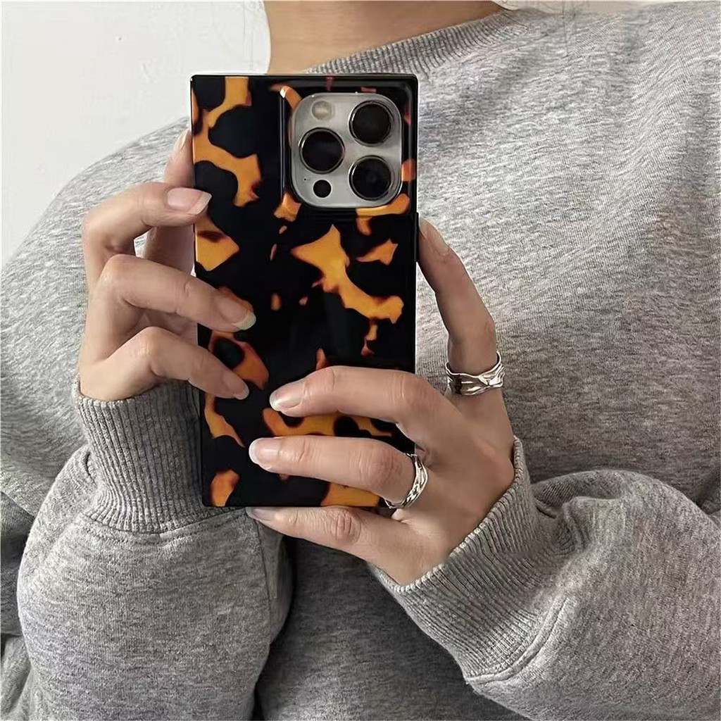 แฟชั่นหรูหราคลาสสิกเปลวไฟรูปแบบเคสโทรศัพท์สําหรับ ไอโฟน 17 16 15 14 13 มือโปร สูงสุด กันกระแทกฮาร์ดปกหลัง